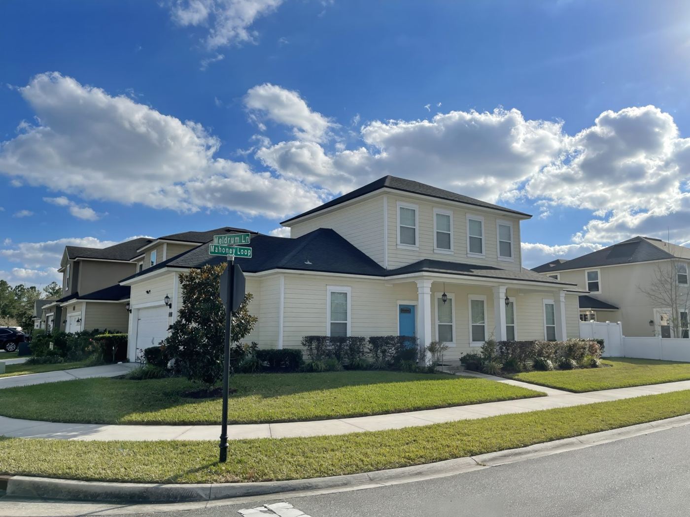 Northeast Florida residential scene